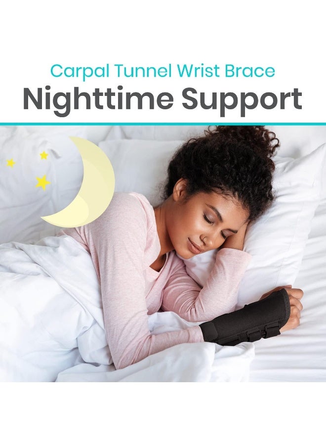 Vive Dual Splint Wrist Brace One Size Black - Image 2