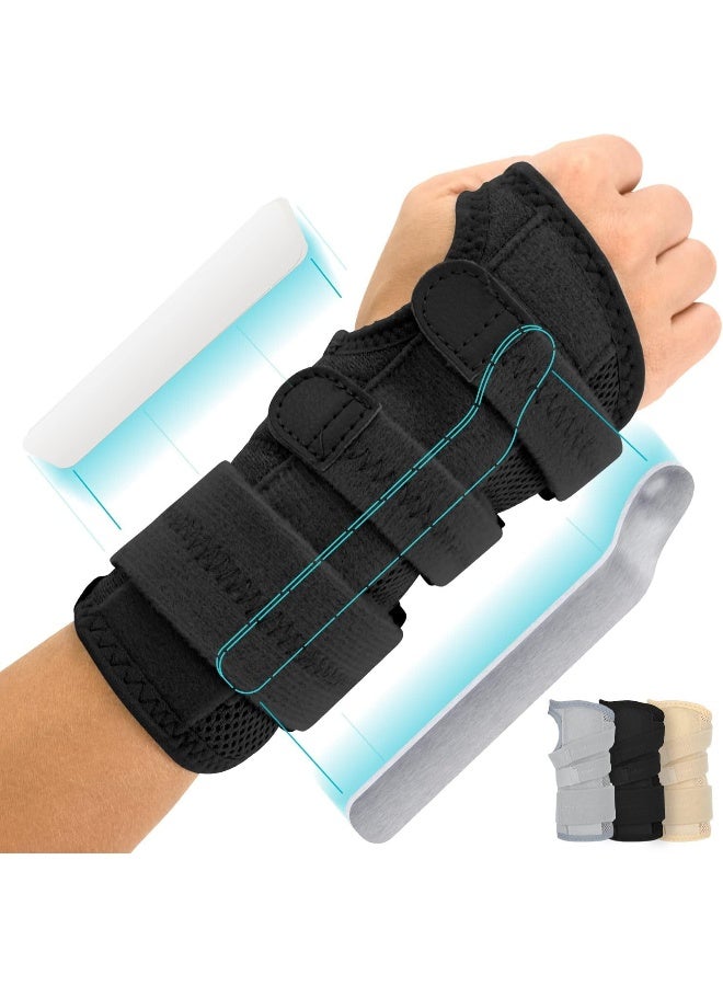 Vive Dual Splint Wrist Brace One Size Black - Image 1