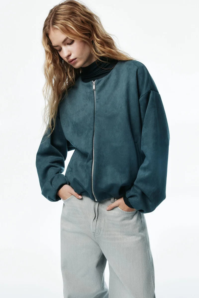 H&M Oversized jersey jacket