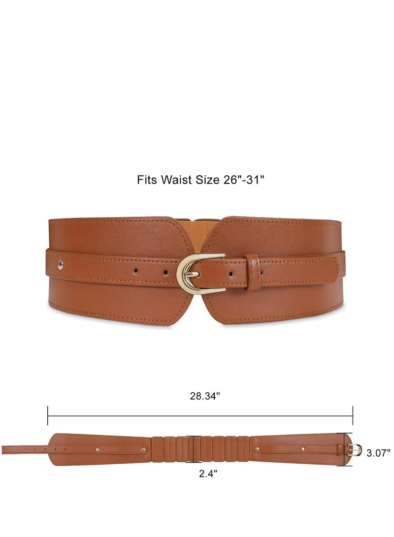 أوزيغالور حزام الخصر الانتشابي العريض للنساء للفساتين حزام الشد الانتشابي للسيدات - Image 2