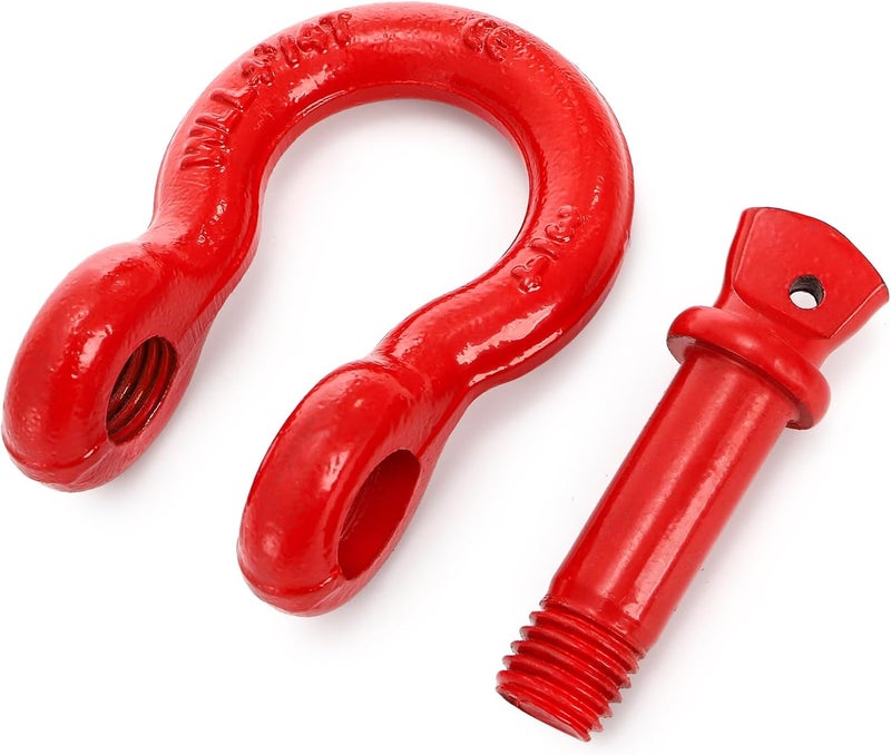 Bekith 3 Pack 3/4" D Ring Shackles - Heavy Duty 28.5 Ton Maximum Break Strength for Vehicle Recovery - Image 4