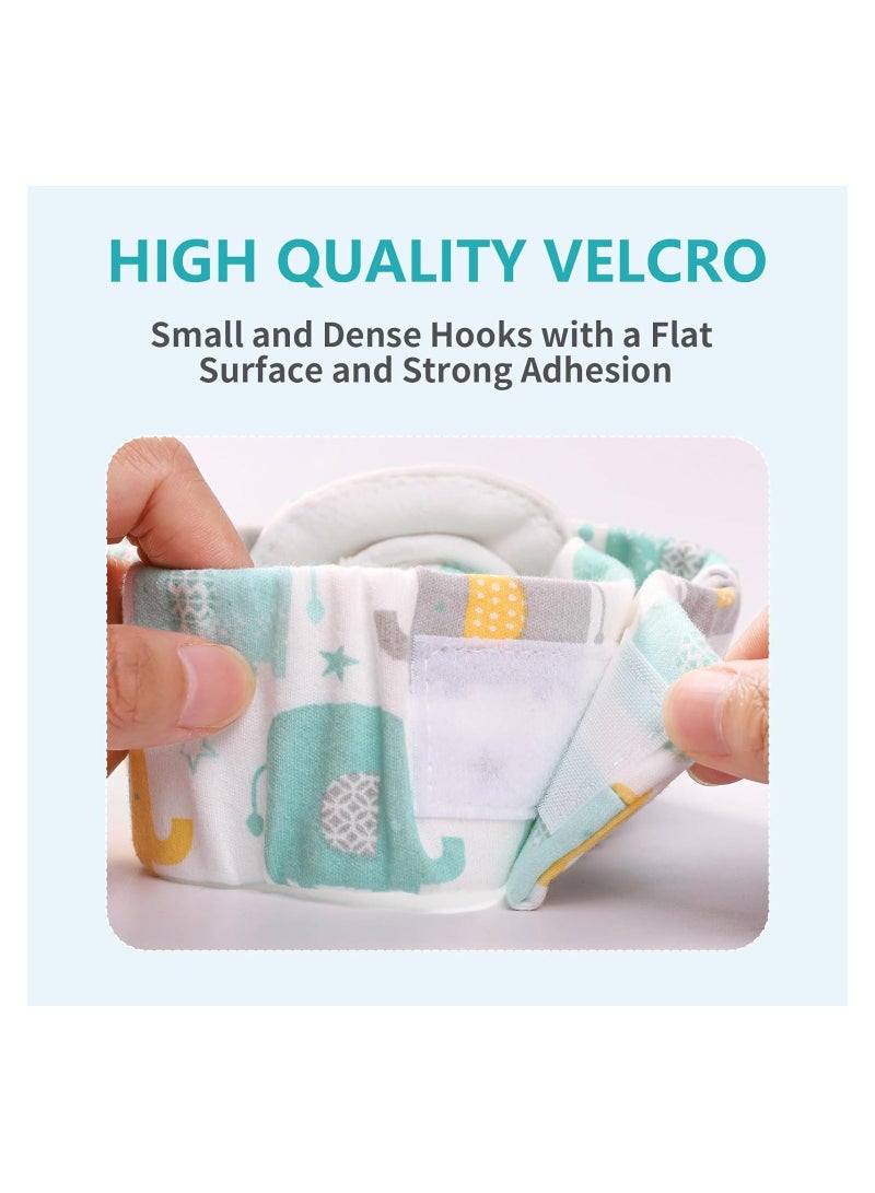 Y&D Hernia Belt for Baby, Umbilical with Convex Covered Compression Pads, Breathable Baby Belly Band, Adjustable Newborn Support Band Wrap 4 Packs, Babies Under 6.5kg - Image 3