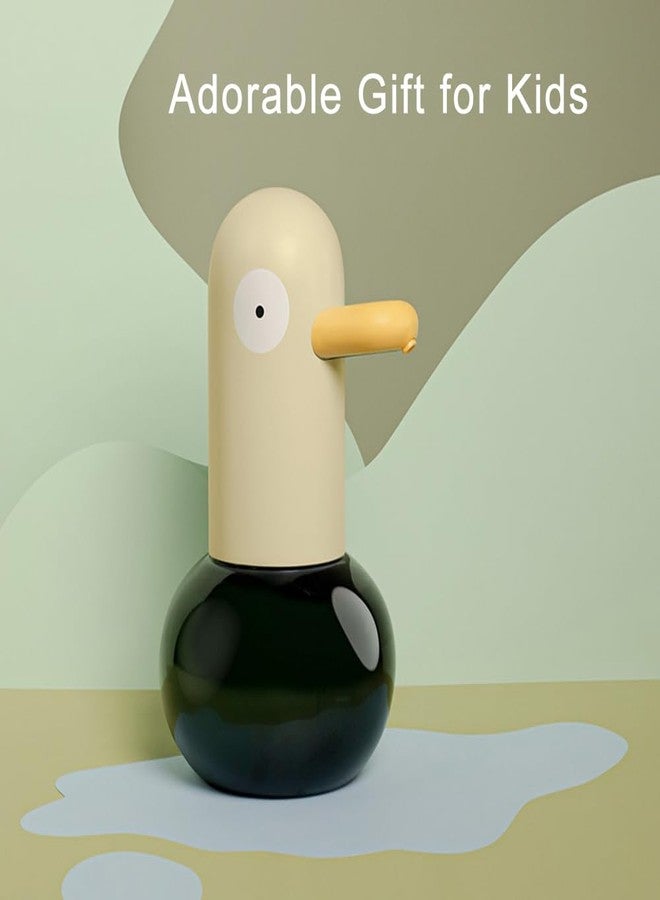 Ipalmay Kids Soap Dispenser - Cute Pigeon Automatic Foam Soap Dispenser for Bathroom Kitchen School Children, USB Rechargeable Hand-Free Detergent Dispensers 13.5oz New House Decor - Image 3