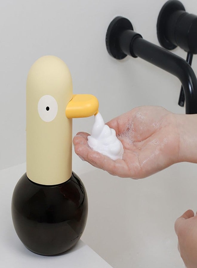 Ipalmay Kids Soap Dispenser - Cute Pigeon Automatic Foam Soap Dispenser for Bathroom Kitchen School Children, USB Rechargeable Hand-Free Detergent Dispensers 13.5oz New House Decor - Image 1