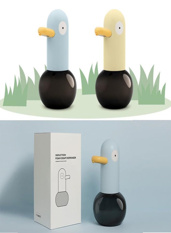 Ipalmay Kids Soap Dispenser - Cute Pigeon Automatic Foam Soap Dispenser for Bathroom Kitchen School Children, USB Rechargeable Hand-Free Detergent Dispensers 13.5oz New House Decor - Image 2