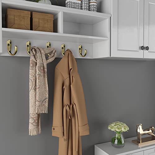 IBosins 15PCS Coat Hooks Wall Mounted Single Prong Robe Hook for Hanging Towel Hooks with 30 Screws for Bags, Hat, Cap, Scarf, Cup - Image 5