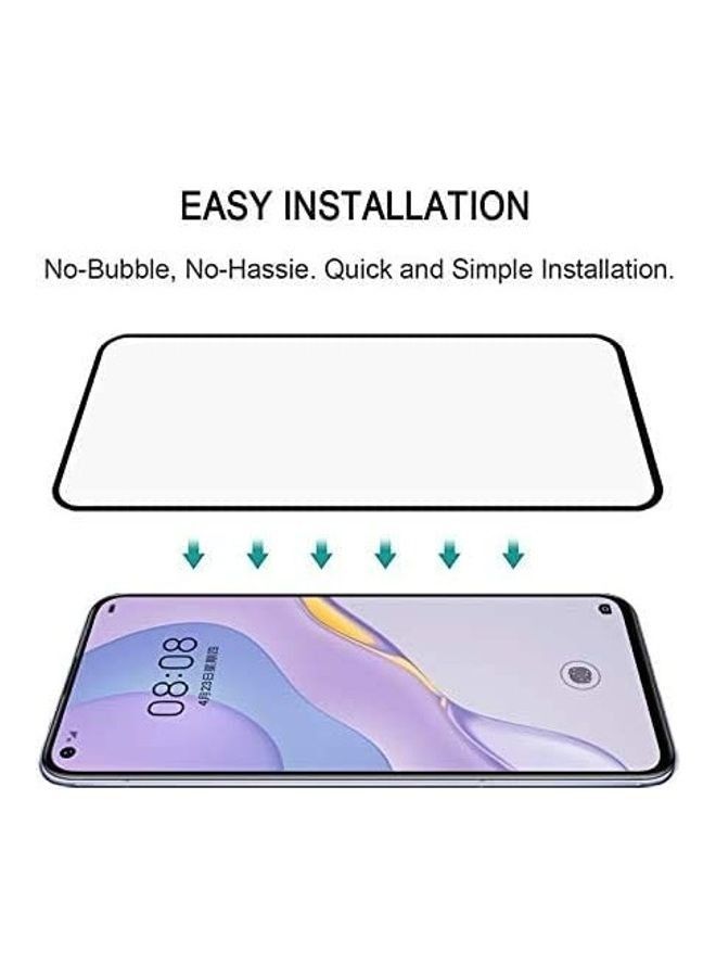 shAyzee Screen Protector For Huawei Nova 7 5G Clear/Black - Image 2