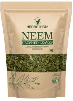 Neem Leaves Crushed (Not Powder) Good To Make Fresh Neem Leaf Tea 300 Grams (10.6 Oz) Herbal Supplements Herbsindia