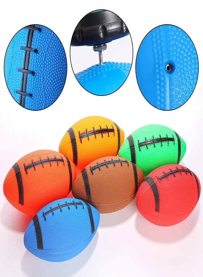 Shindel 6PCS Mini Inflatable Football, 6.3 inch Waterproof Footballs Toys for Kids Perfect Outdoor and Indoor Games, Football Party Favors - Image 3