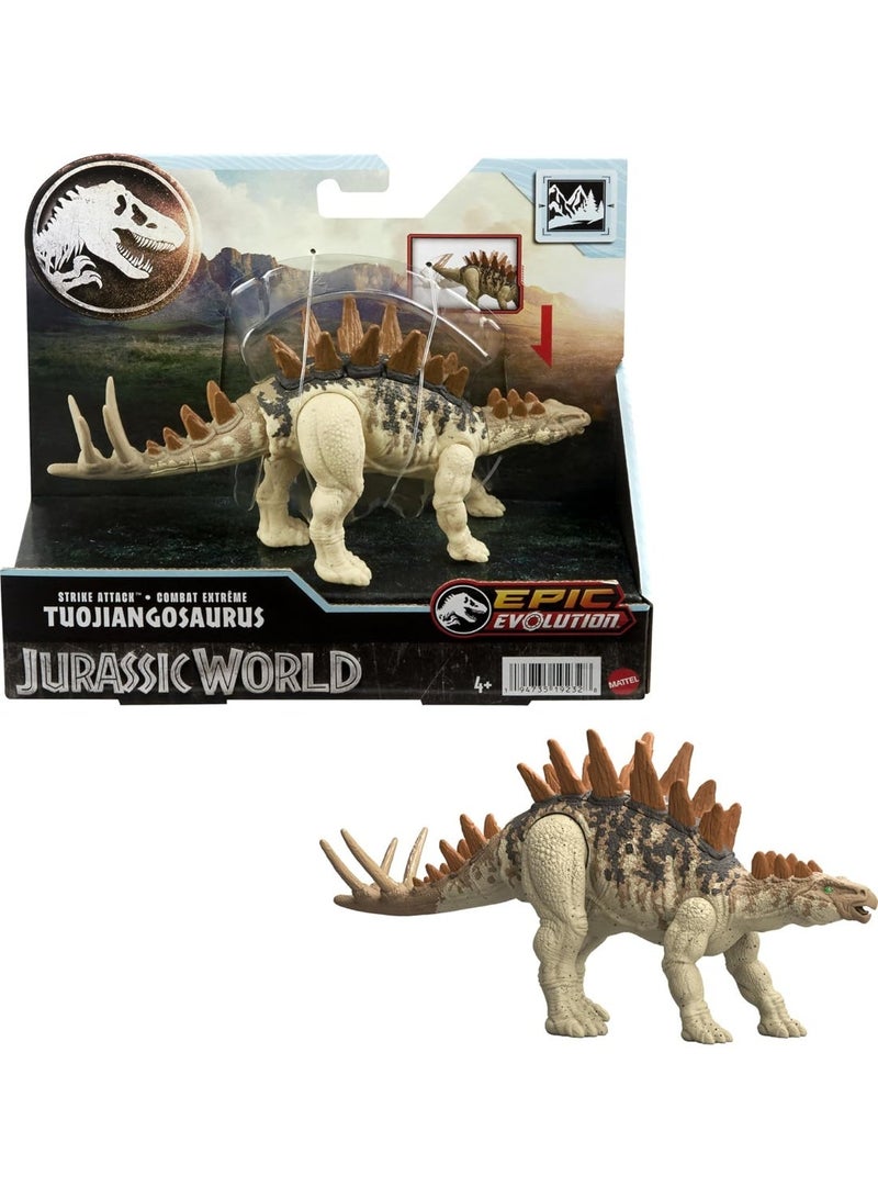 Jurassic World Tuojiangosaurus Attack Dinosaur Toy for Kids Ages 4+ - Image 1