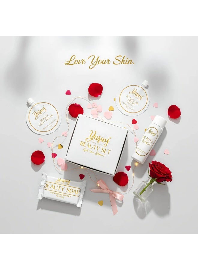 Yasuy Beauty Set – Daily Glow Skincare Collection for Soft, Smooth, and Fresh Looking Skin Refresh your skincare routine with this all-in-one beauty set that helps remove impurities, balance moisture,