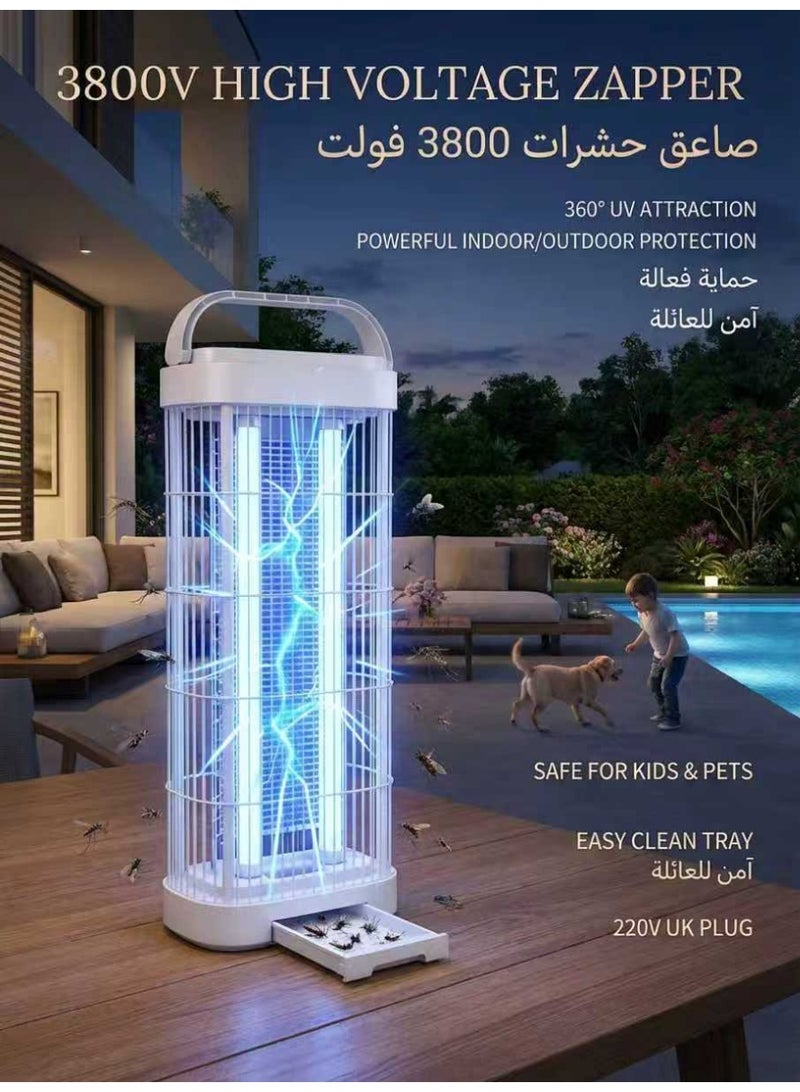 CUBEXELL Flying Insects Killer The Best Bugg Zapper Mosquitos And Flys Trap Indoor And Outdoor Use Kills Flying Insects With 30W UV Light And 3800V Electric Shock - Image 5
