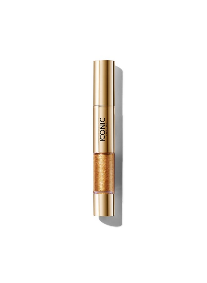 ICONIC LONDON Glaze Dual Ended Eyeshadow Crayon Lava  - Image 3