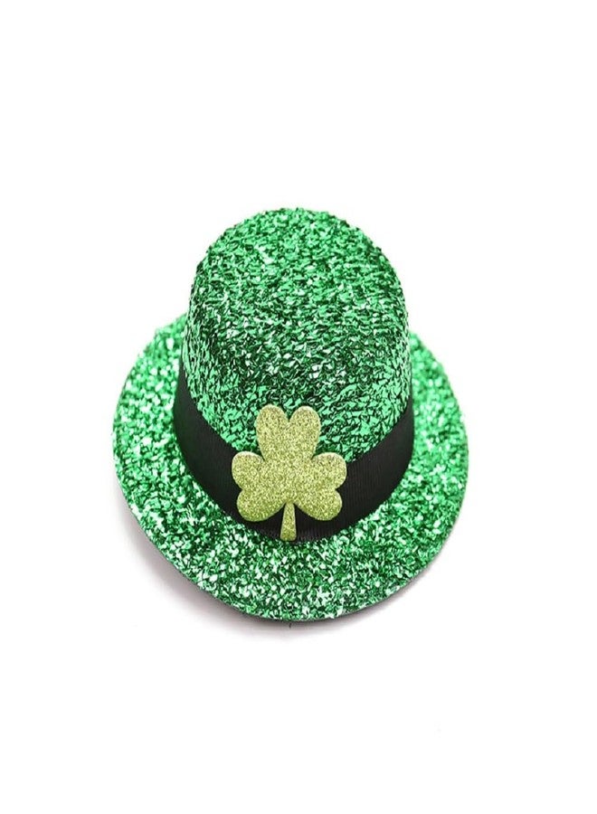 LKQBBSZ St Patricks Day Hat Mini Dolls Baby Decor Green Blouses Party Hat St. Patrick’s Day Tops Hat Doll Hat - Image 1