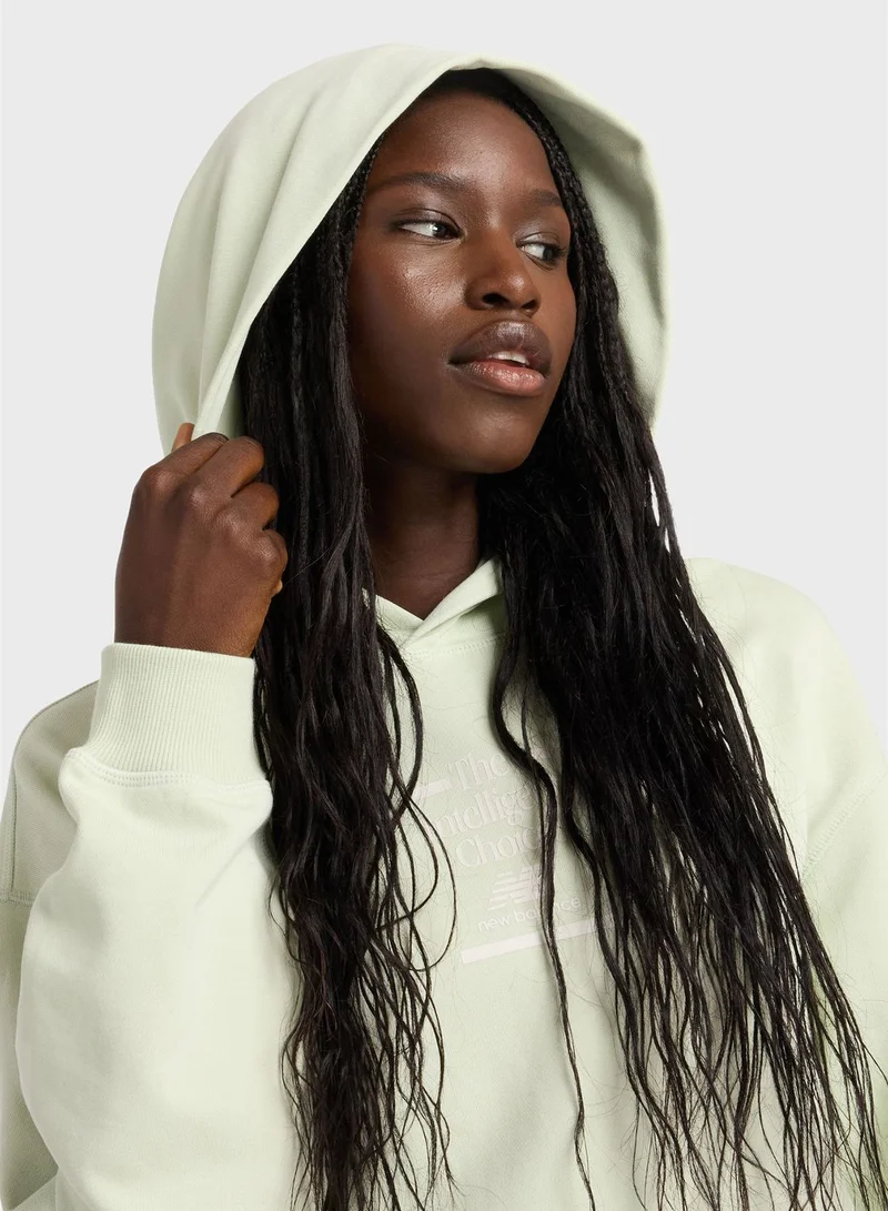 New Balance Athletics French Terry Oversized Hoodie