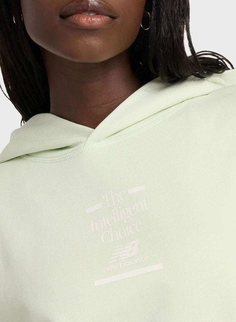 New Balance Athletics French Terry Oversized Hoodie