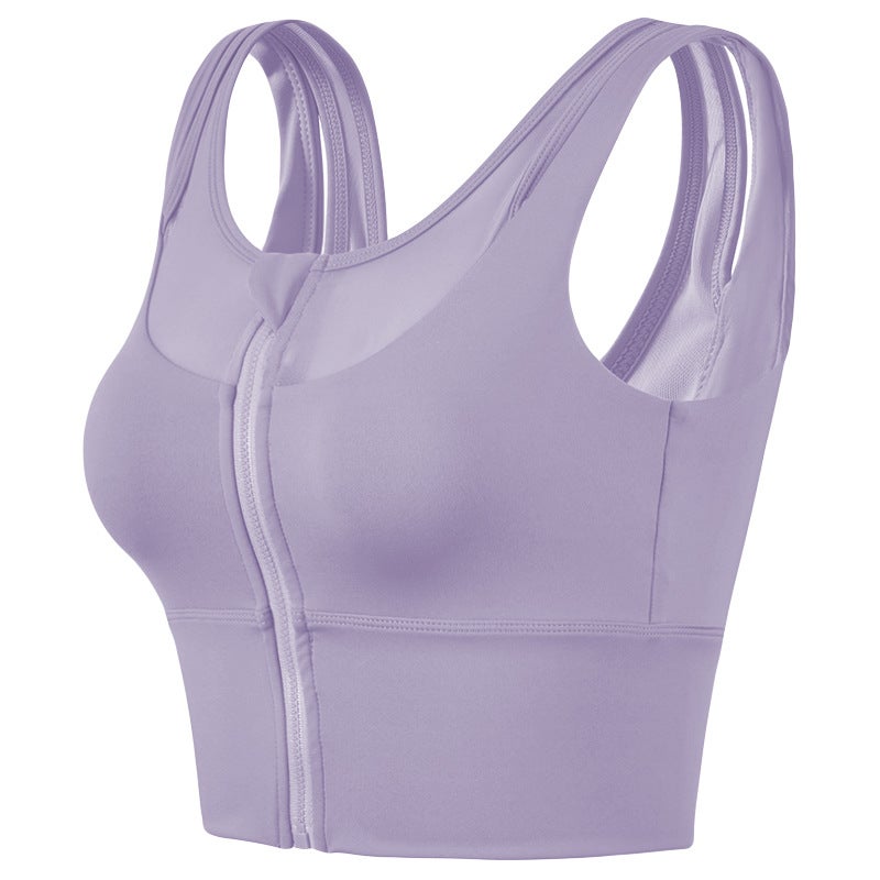 Vest Sports Underwear High-strength Shock-proof Gather-up Running Stereotype Yoga Vest Quick-drying Bra for Women - Image 1