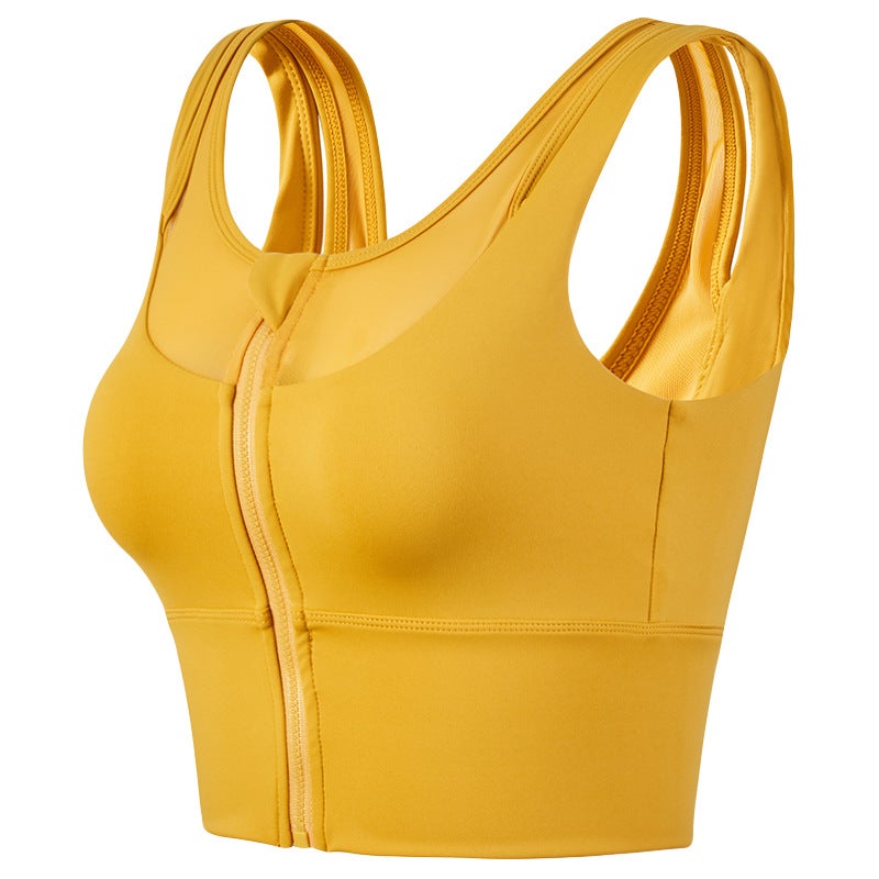 Vest Sports Underwear High-strength Shock-proof Gather-up Running Stereotype Yoga Vest Quick-drying Bra for Women - Image 3