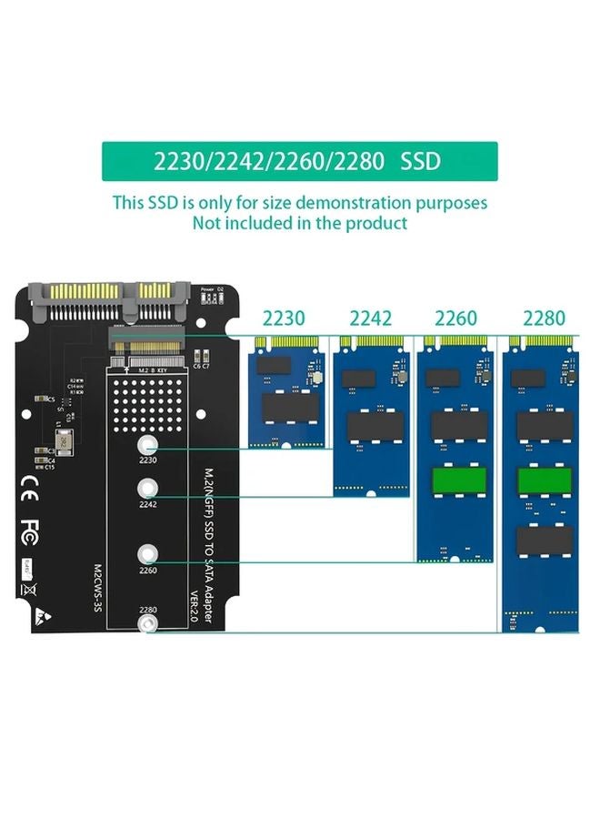 M2 Key M to SFF 8639 U 2 Adapter Card with Aluminum Housing for PCIe NVMe SSDs - Image 4