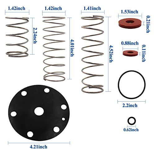 GREATUS RK34-975XL Backflow Preventer Repair Kit Compatible with 3/4-1" 975XL & 975XL2 Reduced Pressure Backflow Preventer with Springs - Image 3