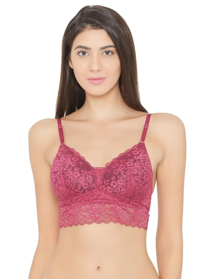 Clovia Padded Non-Wired Full Coverage Multiway Longline Bralette