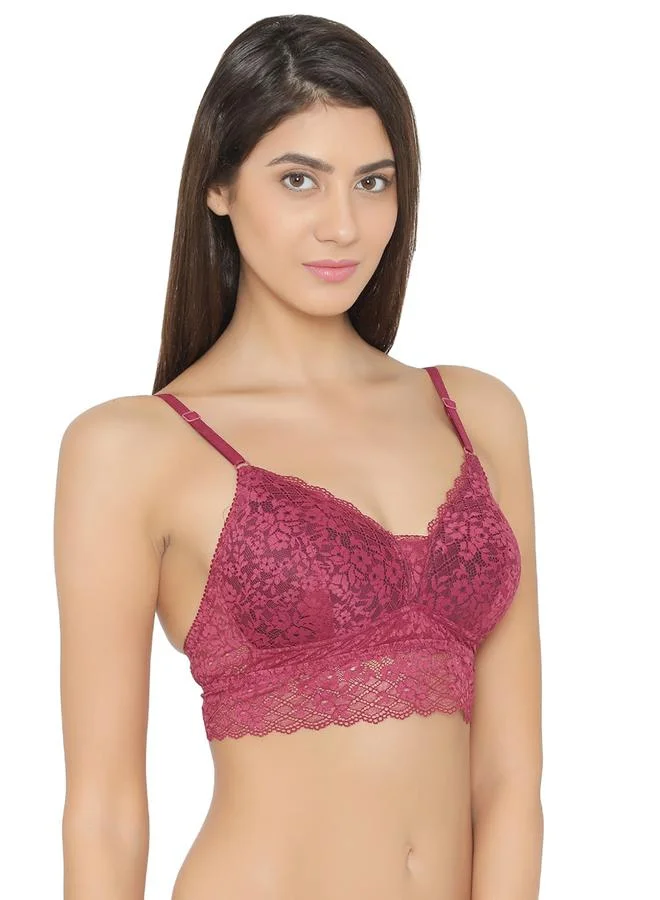 Clovia Padded Non-Wired Full Coverage Multiway Longline Bralette