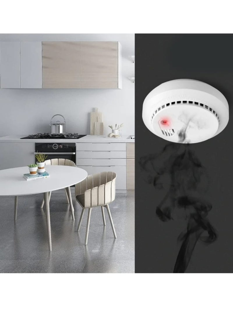 9V Battery Wireless Smoke Detector that sounds alert alarms, certified by SASO Saber - Image 5