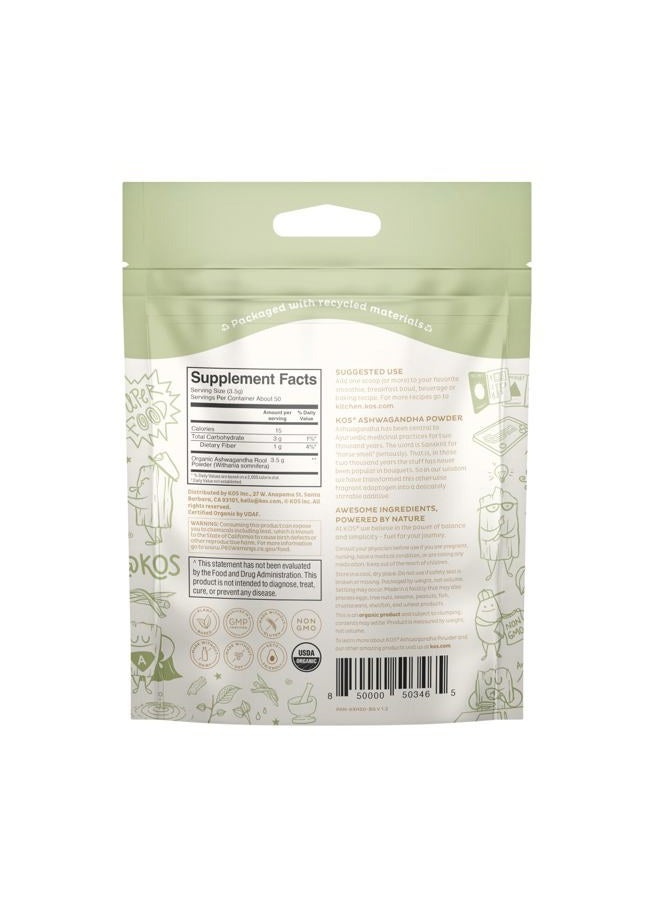 KOS Organic Ashwagandha Powder - Image 2