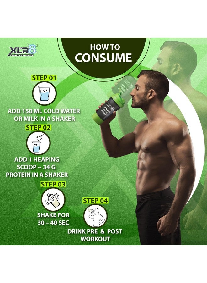 XLR8 Whey Protein Powder with 24 g Protein Content & 5.4 g BCAA (907 g (Pack of 1), Thandai) - Image 2
