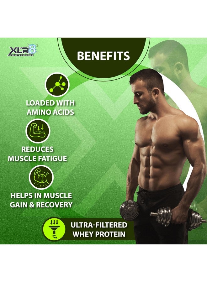 XLR8 Whey Protein Powder with 24 g Protein Content & 5.4 g BCAA (907 g (Pack of 1), Thandai) - Image 5