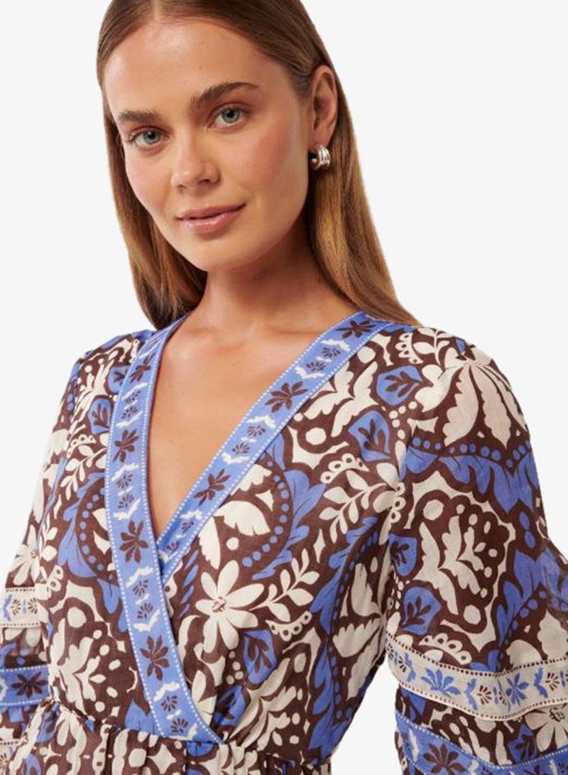 forever new Natalia Tiered V Neck Maxi Dress - Image 3