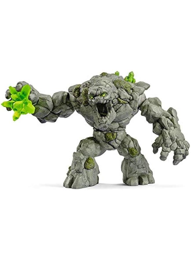 Arabest Eldrador Creatures - 8 Stone Monster Toy with Crystal Set - Cool Movable Monster Action Figure for Boys and Girls - Fantasy Rock Beast Figurine - Durable Creature - Fun Toys for Kids Ages 7+ - Image 1