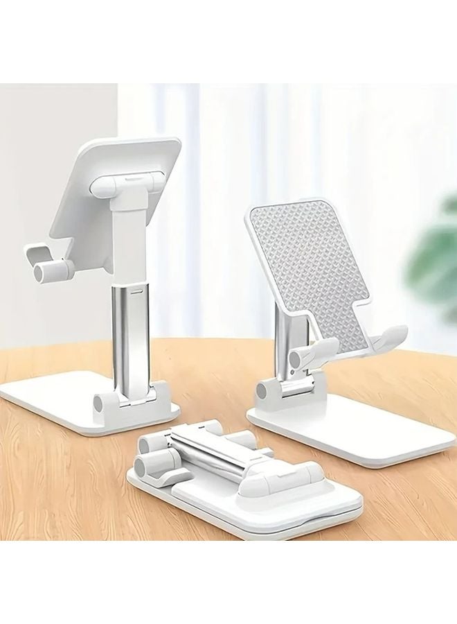 Black Adjustable PVC Phone Stand Retractable Portable For All Phones - Image 3