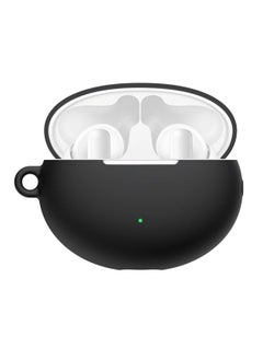 Youque Silicone Earphone Cover Case for Huawei Freebuds 5i 6i Black  - Image 2