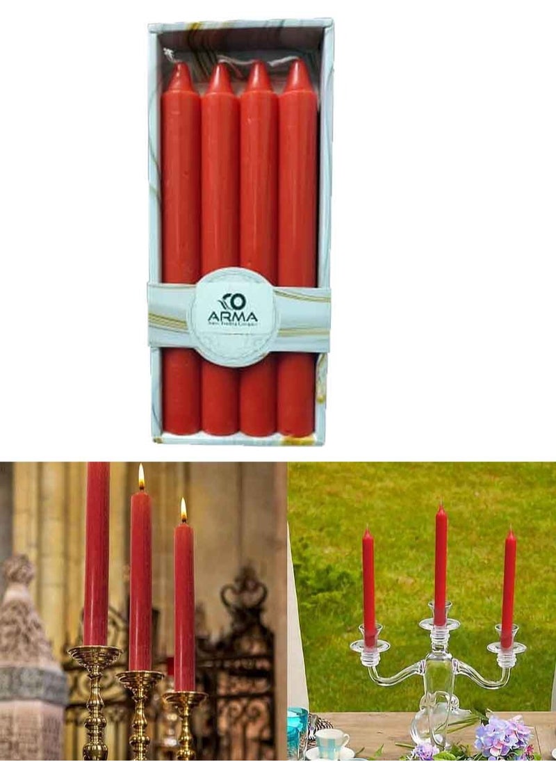 co arma Set of 4 scented candles red  - Image 1