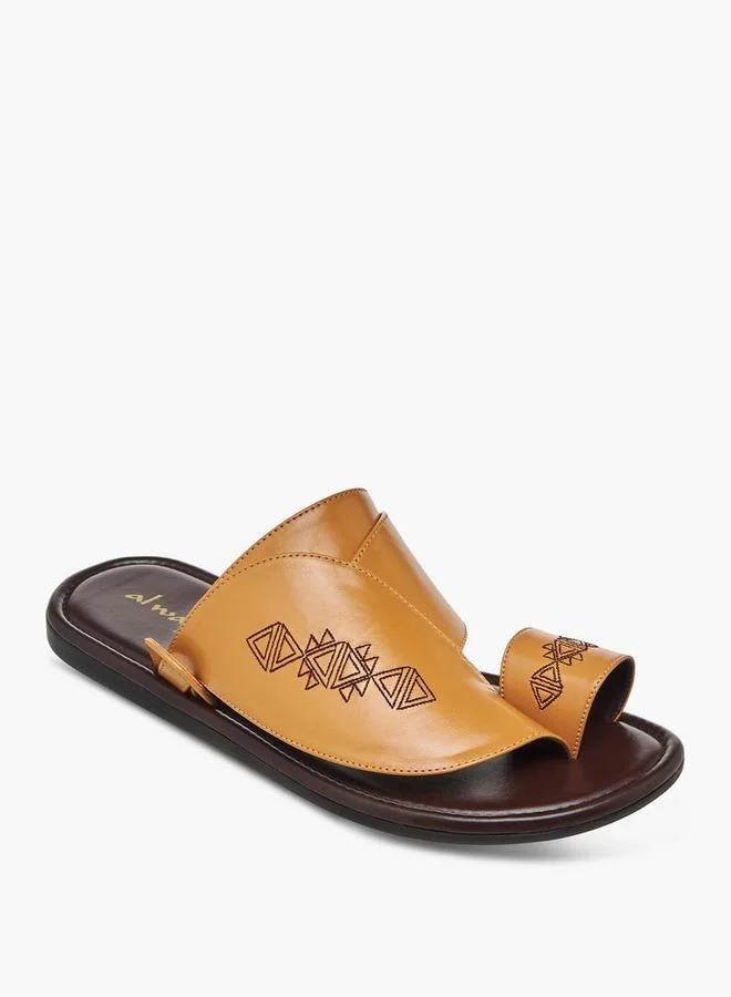 Al Waha Men Embroidered Arabic Sandals