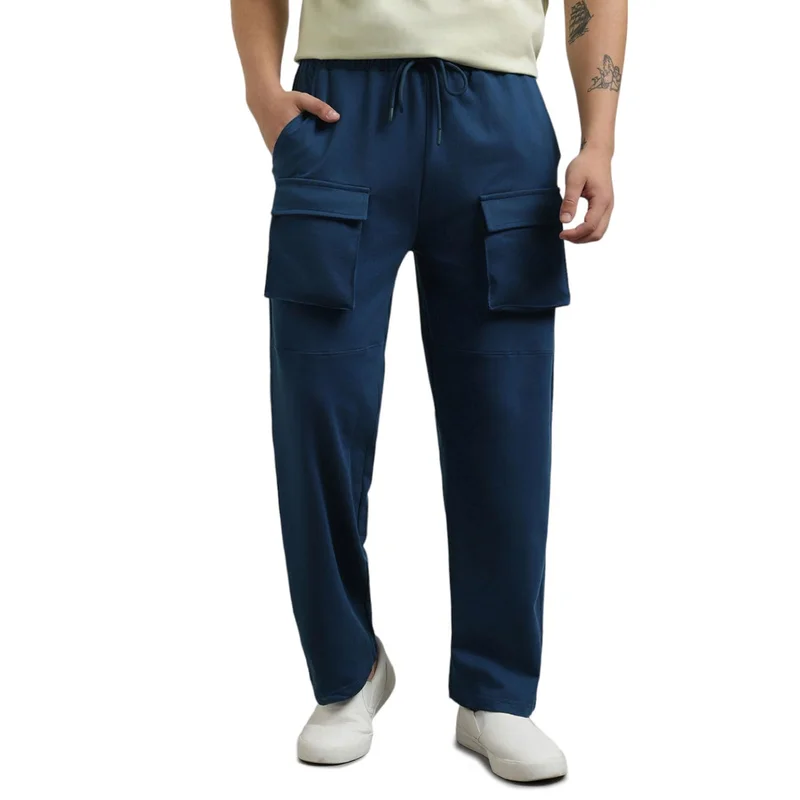 نوبيرو بنطلون رياضي رجالي كحلي مستقيم