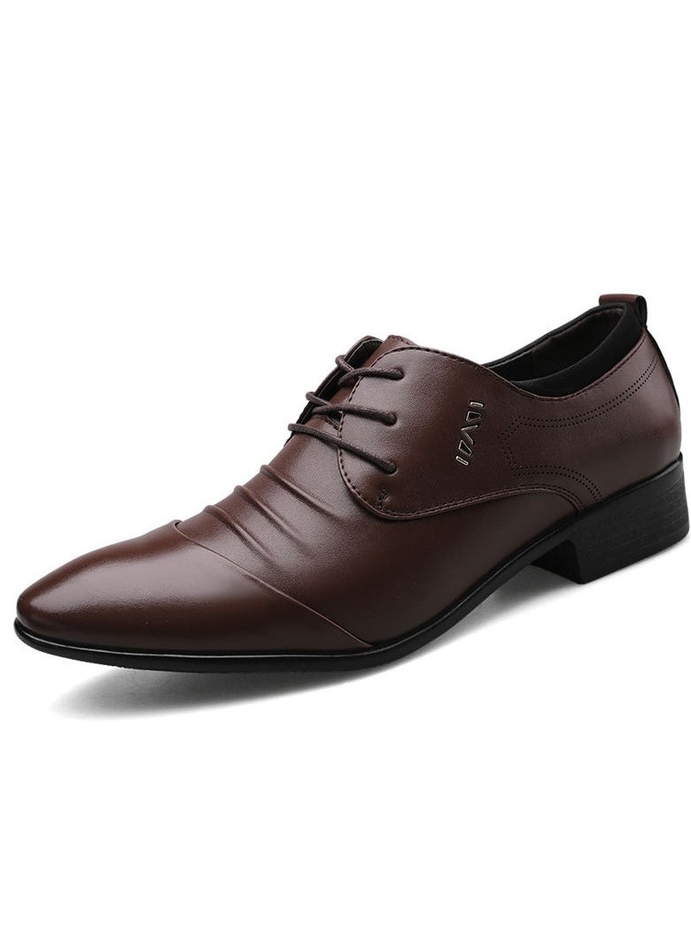 Shougu New Men's Business Leather Shoes  - Image 1