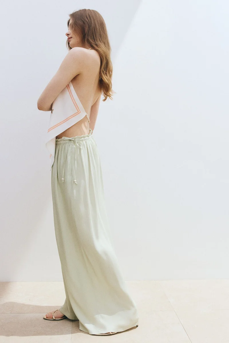 H&M Wide drawstring trousers