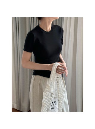 Lou Fu Summer Korean Style Fashionable Wool Slim-fit Short-sleeved T-shirt Soft Waxy Breathable Thin Figure Flattering Top For Women - pzsku/ZE55C46616EF01BE8C543Z/45/1750055614/e6dab706-432e-49cd-ae57-b29673c7f9a5