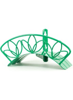 Yard Butler Rust-Resistant Weatherproof Space-Saving Wall Mounted Hose Hanger Green 125 ft HCWM-FLOWERG  - Image 3