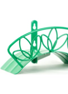 Yard Butler Rust-Resistant Weatherproof Space-Saving Wall Mounted Hose Hanger Green 125 ft HCWM-FLOWERG  - Image 4