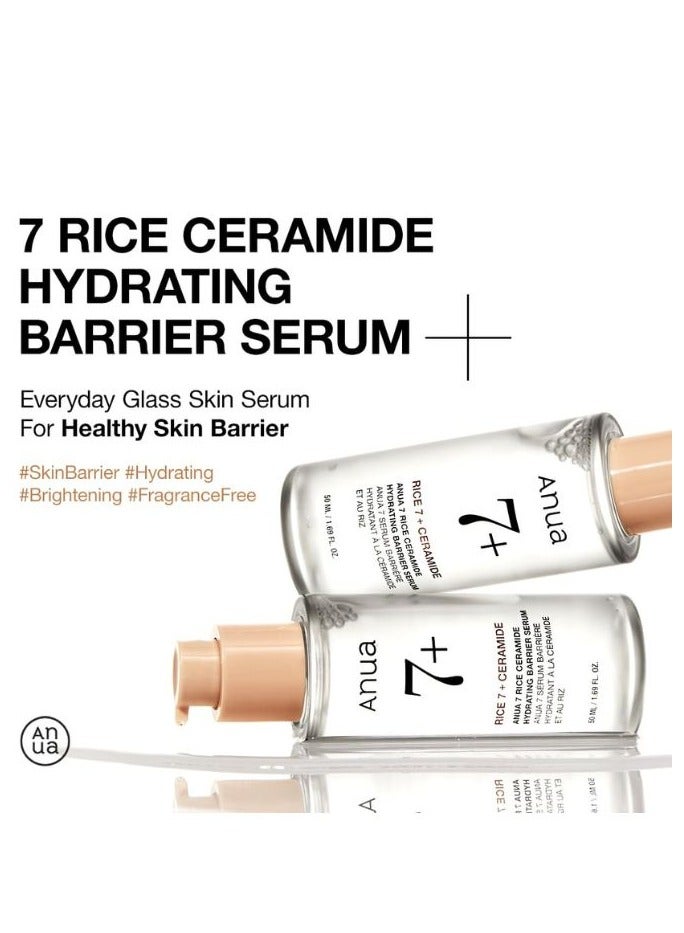 Anua 7 Rice Ceramide Hydrating Barrier Serum 50ml - Image 2
