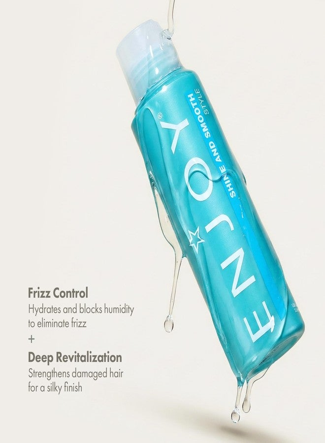Enjoy Shine & Smooth, Frizz Control and Moisture Locking Formula for Silky, Weightless Hair (3.4 oz) - Image 2