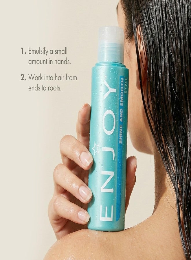 Enjoy Shine & Smooth, Frizz Control and Moisture Locking Formula for Silky, Weightless Hair (3.4 oz) - Image 5