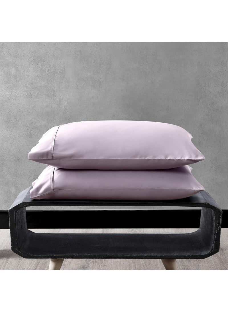 VALERON Valeron 100 Tencel Modal Sateen WovenLuxuriously Soft Breathable Cooling Beech Tree FiberPillowcase Set King Lilac  - Image 2