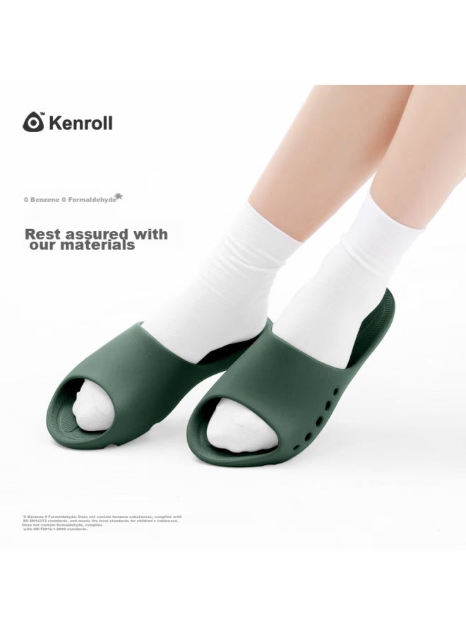 Kenroll Professional Non-slip Slippers, Bathroom Lightweight Odorless Shower Breathable Home Shoes For Men And Women, Sea Green, Size 42/43 - Image 3