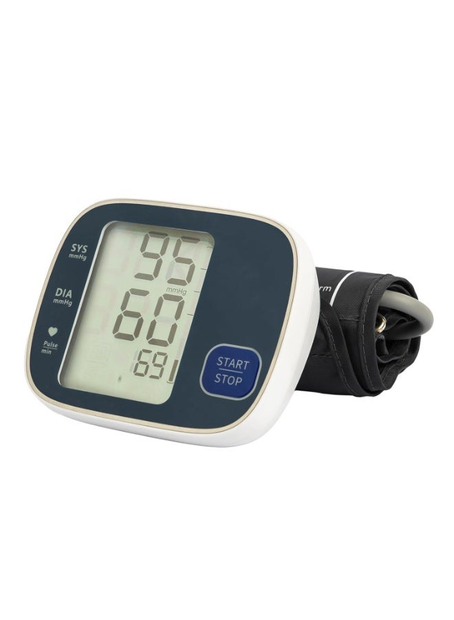 AGARO Automatic Portable Digital Blood Pressure Monitor, Upper Arm BP Machine with Large LCD Display, Adjustable Upper Arm Cuff, Accurate BP & Pulse Monitoring for Home Use - Image 1