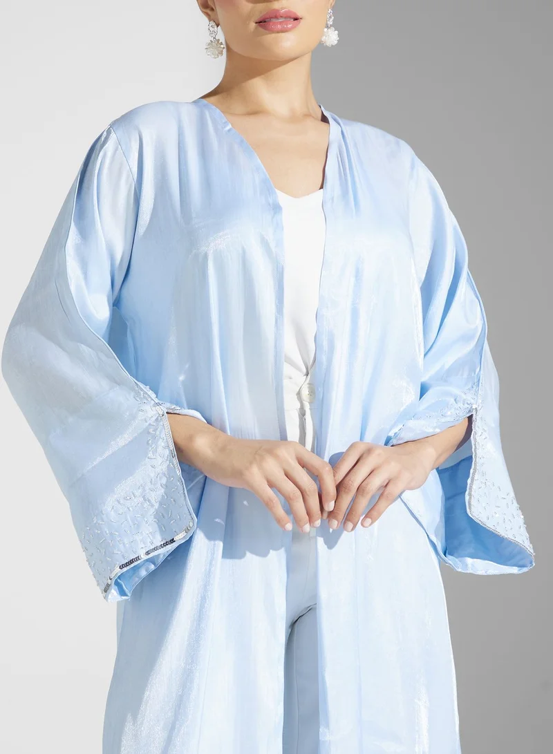 Khizana Embellished Detail Abaya
