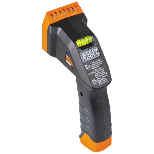 Klein Tools ESF100 Electronic Stud Finder and Wall Scanner with Bubble Level for Wood and Metal Studs Bright Green LEDs Batteries Included